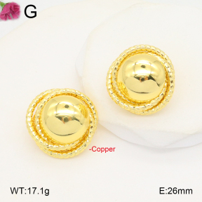 F2E201938vbmb-J40  Fashion Copper Earrings