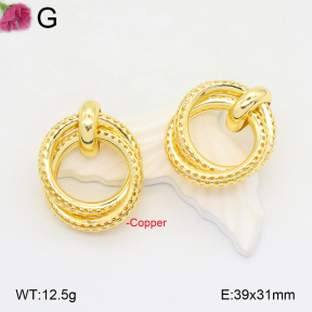 F2E201947vbmb-J40  Fashion Copper Earrings