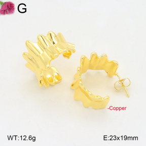 F2E201954vbmb-J40  Fashion Copper Earrings