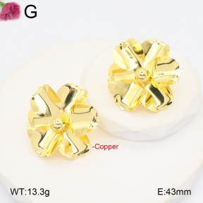 F2E201962vbmb-J40  Fashion Copper Earrings