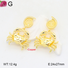 F2E201968vbmb-J40  Fashion Copper Earrings