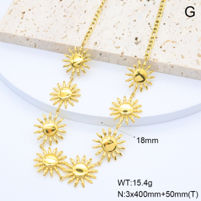 GEN002047biib-066  18K PVD,Handmade Polished  Stainless Steel Necklace  BC24120405N