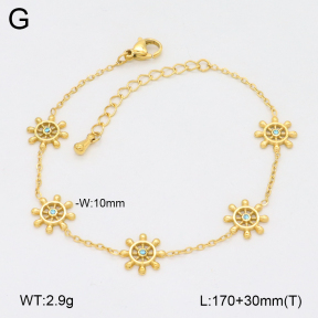 2B4005037bhbl-669  Stainless Steel Bracelet