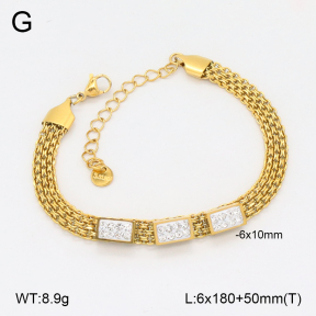 2B4005050bbov-395  Stainless Steel Bracelet