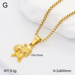 2N2006419bbml-452  Stainless Steel Necklace