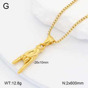 2N2006423bbml-452  Stainless Steel Necklace