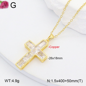 F2N401225ablb-J132  Fashion Copper Necklace