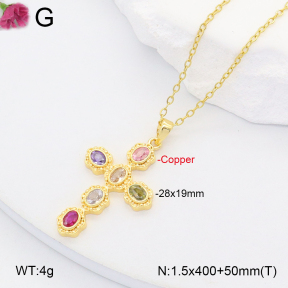 F2N401227ablb-J132  Fashion Copper Necklace