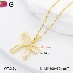 F2N401229ablb-J132  Fashion Copper Necklace