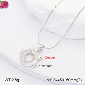 F2N401230ablb-J132  Fashion Copper Necklace