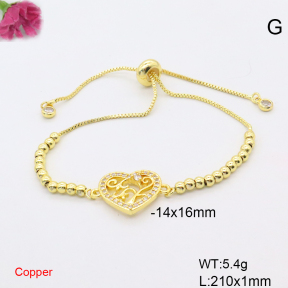 F6B406843ablb-L017  Fashion Copper Bracelet