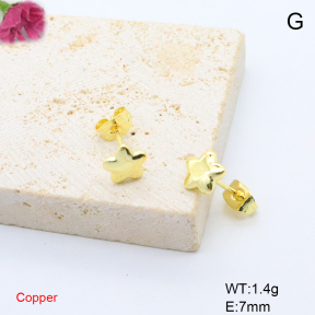 F6E200801avja-L017  Fashion Copper Earrings