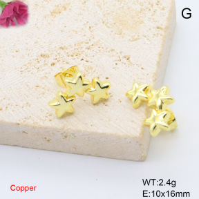 F6E200802avja-L017  Fashion Copper Earrings