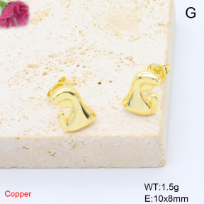 F6E200803baka-L017  Fashion Copper Earrings