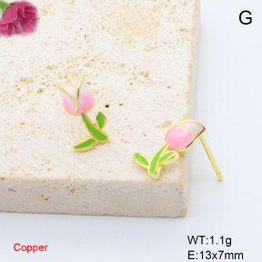 F6E302061baka-L017  Fashion Copper Earrings