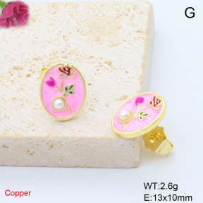 F6E302071ablb-L017  Fashion Copper Earrings