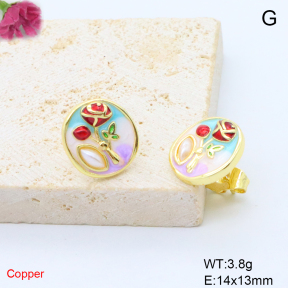 F6E302072ablb-L017  Fashion Copper Earrings