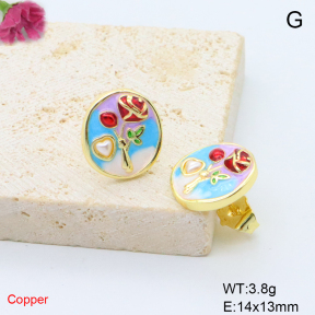 F6E302074ablb-L017  Fashion Copper Earrings