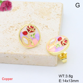 F6E302075ablb-L017  Fashion Copper Earrings