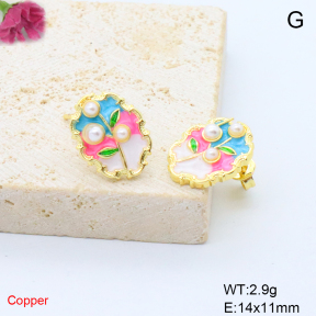 F6E302080aakl-L017  Fashion Copper Earrings