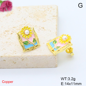 F6E302082aakl-L017  Fashion Copper Earrings