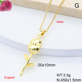 F6N201010vaia-L017  Fashion Copper Necklace