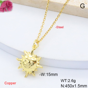 F6N201013vaia-L017  Fashion Copper Necklace