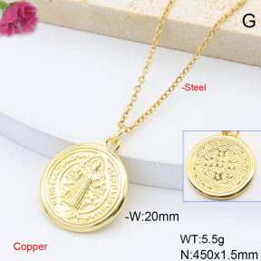F6N201015vaia-L017  Fashion Copper Necklace
