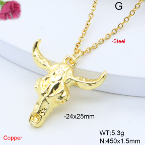 F6N201020vaia-L017  Fashion Copper Necklace