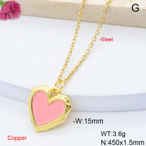 F6N301621vail-L017  Fashion Copper Necklace