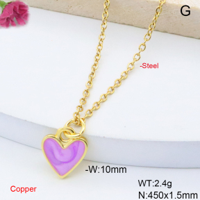 F6N301623vaia-L017  Fashion Copper Necklace