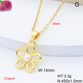 F6N301624vaia-L017  Fashion Copper Necklace