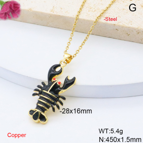 F6N301628vail-L017  Fashion Copper Necklace