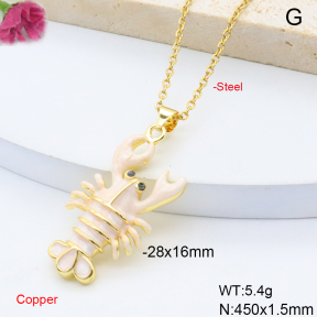 F6N301630vail-L017  Fashion Copper Necklace