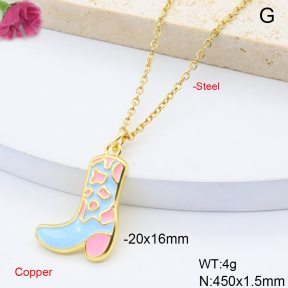 F6N301631vail-L017  Fashion Copper Necklace