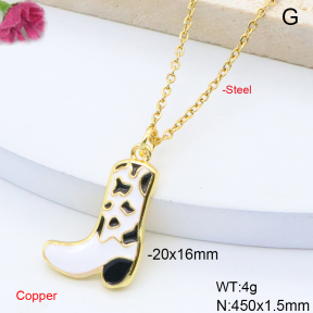 F6N301633vail-L017  Fashion Copper Necklace
