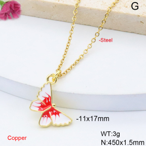 F6N301639vaia-L017  Fashion Copper Necklace