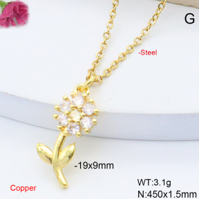 F6N301644vail-L017  Fashion Copper Necklace