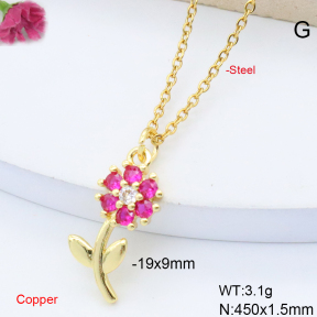 F6N301645vail-L017  Fashion Copper Necklace