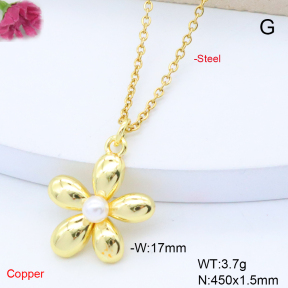 F6N301647vaia-L017  Fashion Copper Necklace