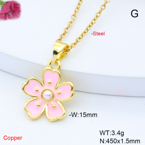F6N301648vaia-L017  Fashion Copper Necklace