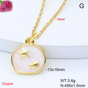 F6N301649vaia-L017  Fashion Copper Necklace