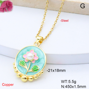 F6N301650avja-L017  Fashion Copper Necklace