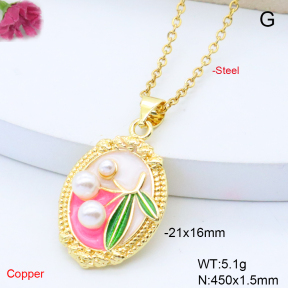 F6N301651avja-L017  Fashion Copper Necklace