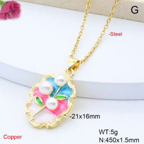 F6N301654avja-L017  Fashion Copper Necklace