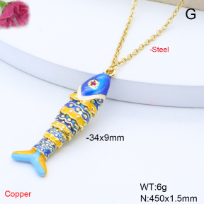 F6N301657aakl-L017  Fashion Copper Necklace
