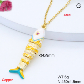 F6N301658aakl-L017  Fashion Copper Necklace