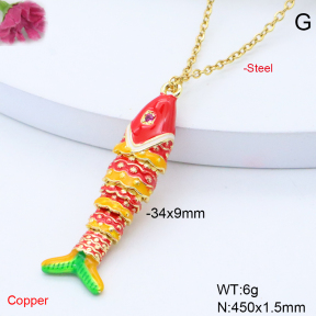 F6N301661aakl-L017  Fashion Copper Necklace