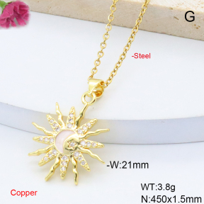 F6N408888baka-L017  Fashion Copper Necklace
