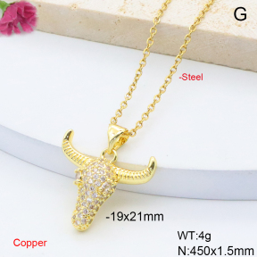 F6N408891avja-L017  Fashion Copper Necklace